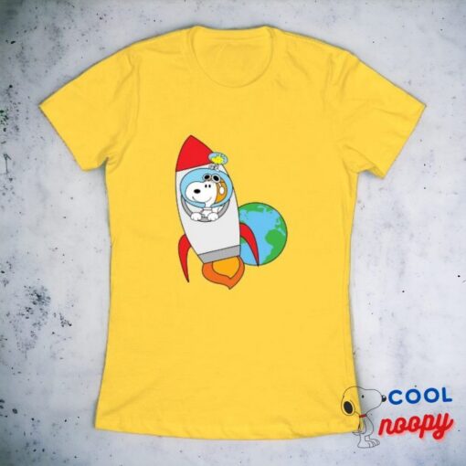 NewSnoopy in Space T Shirt 1