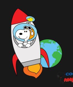 NewSnoopy in Space T Shirt 2