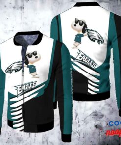 Philadelphia Eagles Snoopy Fan Bomber Jacket 2