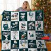 Philadelphia Eagles Snoopy Quilt Blanket 1