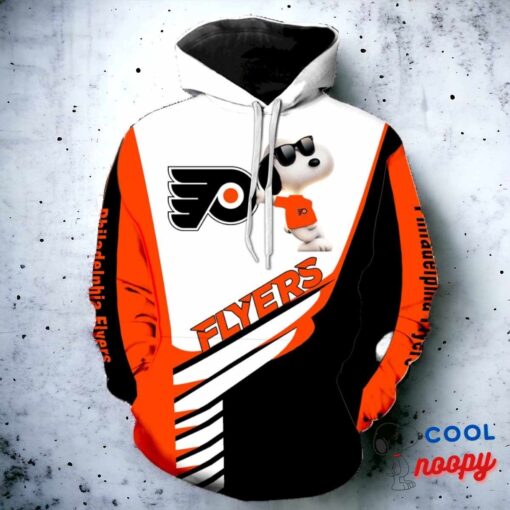 Philadelphia Flyers Snoopy All Over Hoodie 2