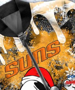 Phoenix Suns Snoopy Dabbing The Peanuts Christmas Bomber Jacket 5