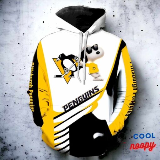 Pittsburgh Penguins Snoopy All Over Hoodie 2