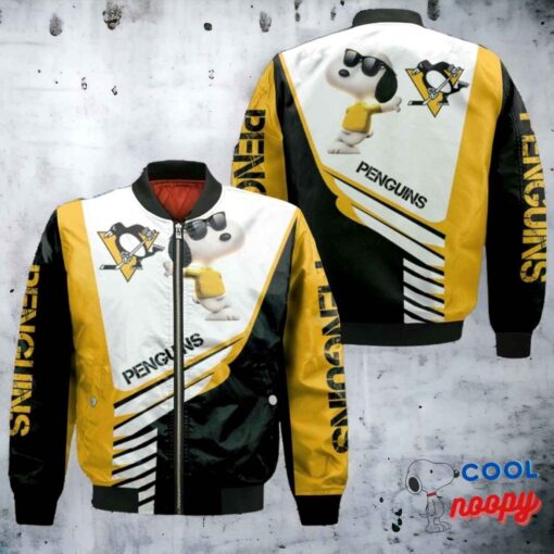 Pittsburgh Penguins Snoopy Bomber Jacket 2