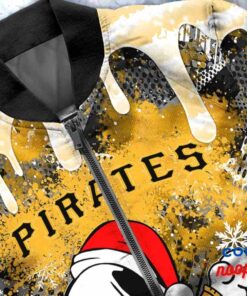 Pittsburgh Pirates Snoopy Dabbing The Peanuts Christmas Bomber Jacket 5