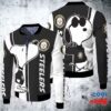 Pittsburgh Steelers Snoopy Lover 3D Printed Fleece Bomber Jacket 1