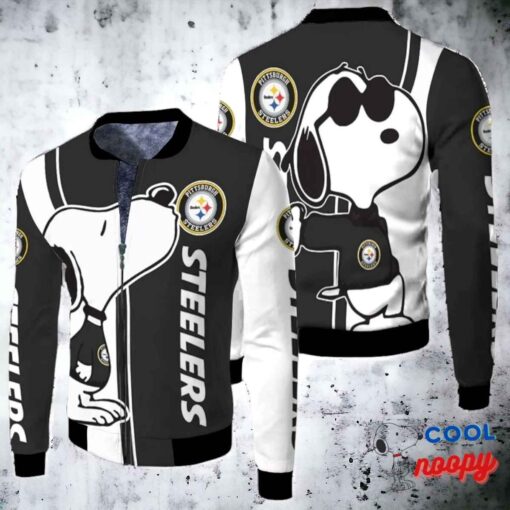 Pittsburgh Steelers Snoopy Lover Bomber Jacket 2