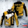 Pittsburgh Steelers Snoopy Personalized Baseball Jacket 2