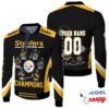 Pittsburgh Steelers Snoopy Super Bowl Champions Fleece Bomber Jacket 1
