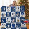 San Diego Padres Snoopy Dog Quilt Blanket 1
