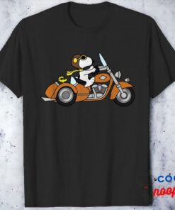 Snoopy Biker T Shirt 1