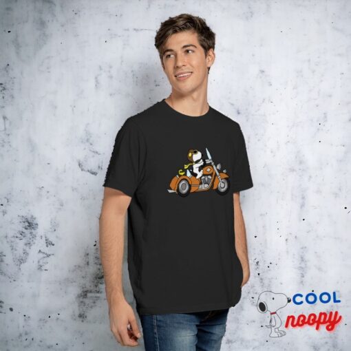 Snoopy Biker T Shirt 2
