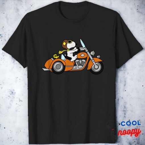 Snoopy Biker T Shirt 4