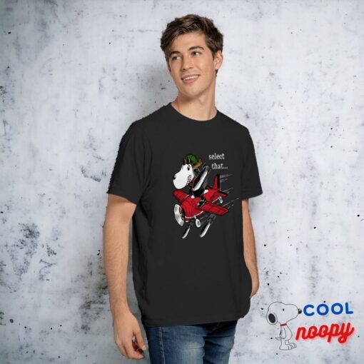 Snoopy Bomber T Shirt 2