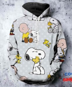 Snoopy Charlie Brown Woodstock 3D All Over Printed Hoodie 2