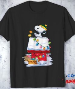 Snoopy Christmas Lighting Day T Shirt 1