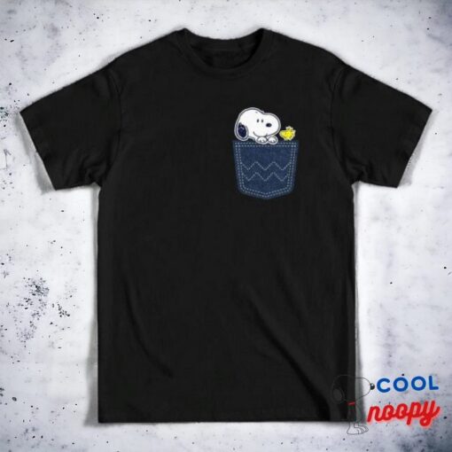 Snoopy Denim Pocket T Shirt 1