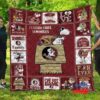 Snoopy Florida State Seminoles Collection Fan Made Quilt Blanket 2