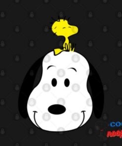 Snoopy Head with Woodstock T Shirt 2