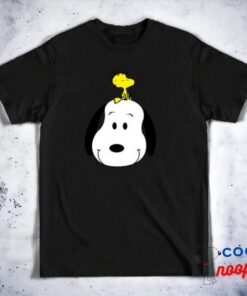 Snoopy Head with Woodstock T Shirt 3