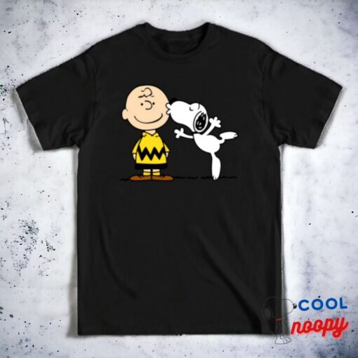 Snoopy Kiss Charlie Brown T Shirt 1
