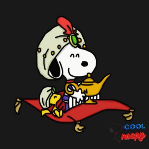 Snoopy Lamp T Shirt 2