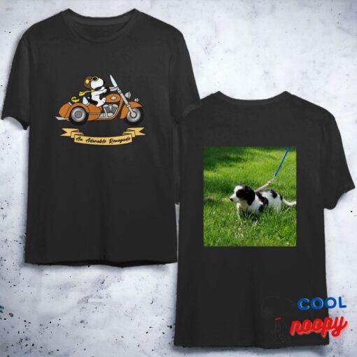 Snoopy Motorcycle T Shirt 1