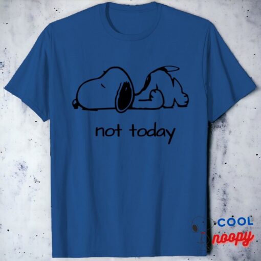Snoopy Not Today T Shirt 1