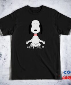 Snoopy Stay Calm T Shirt 1
