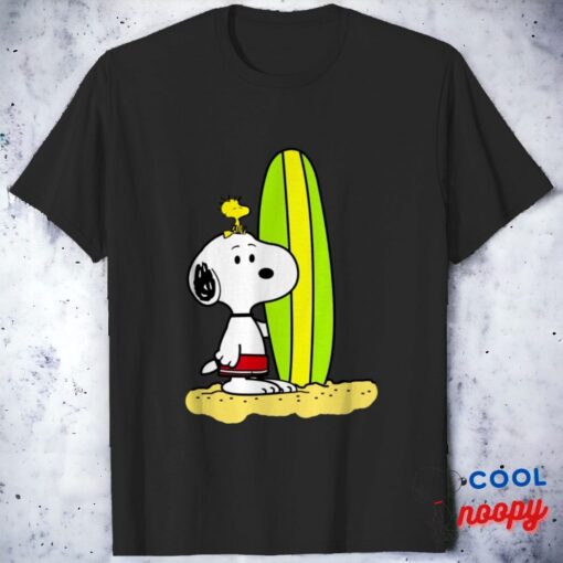 Snoopy Surfing T Shirt 1