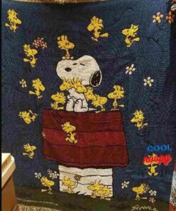 Snoopy Woodstock Quilt Blanket Gift 1
