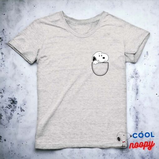 Snoopy in Pocket T Shirt 3