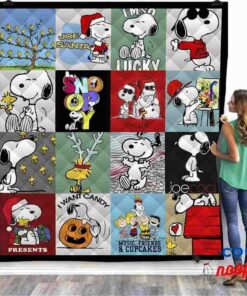 Special Edition Snoopy Christmas Lover Quilt Blanket 1