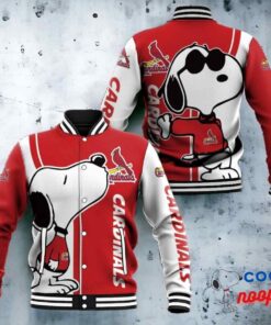 St. Louis Cardinals Snoopy Lover Baseball Jacket 2