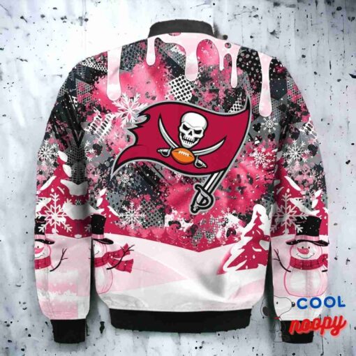 Tampa Bay Buccaneers Snoopy Dabbing The Peanuts Christmas Bomber Jacket 3