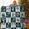 Team Philadelphia Eagles Snoopy Quilt Blanket 2