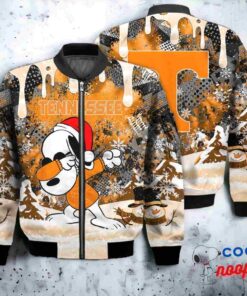Tennessee Volunteers Snoopy Dabbing The Peanuts Christmas Bomber Jacket 1