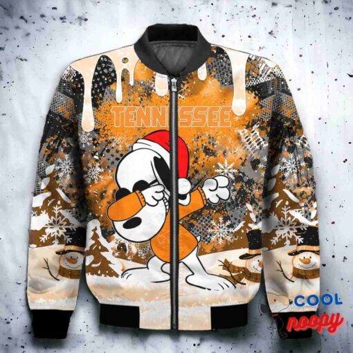 Tennessee Volunteers Snoopy Dabbing The Peanuts Christmas Bomber Jacket 2
