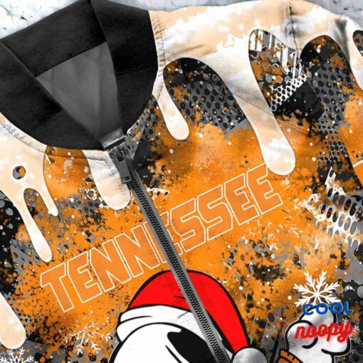 Tennessee Volunteers Snoopy Dabbing The Peanuts Christmas Bomber Jacket 5