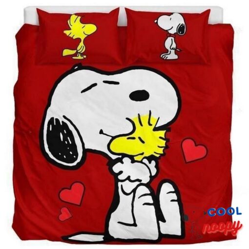 The Peanuts Movie Snoopy And Woodstock Friendship Duvet Cover 1