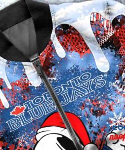 Toronto Blue Jays Snoopy Dabbing The Peanuts Christmas Bomber Jacket 5