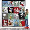 Trending Christmas Snoopy Lover Quilt Blanket 1