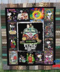 Trending Snoopy Hippie Quilt Blanket Special Edition 1