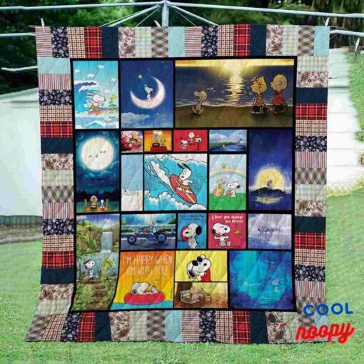 Ultimate Snoopy Quilt Blanket For Fan 1