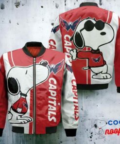 Washington Capitals Snoopy Lover Bomber Jacket Snoopy Jacket 2