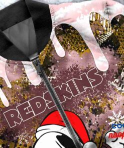 Washington Redskins Snoopy Dabbing The Peanuts Christmas Bomber Jacket 5