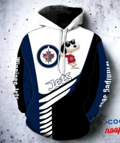 Winnipeg Jets Snoopy All Over Hoodie 2