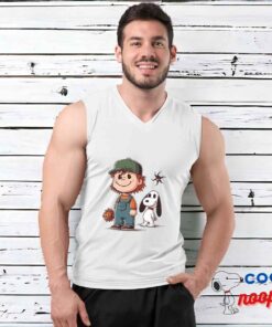 Adorable Snoopy Chucky Movie T Shirt 3