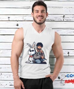 Affordable Snoopy Bad Bunny Rapper T Shirt 3