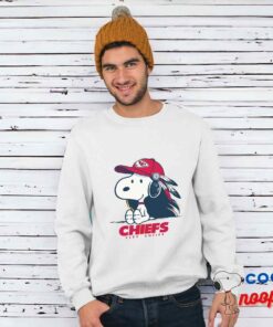 Affordable Snoopy Kansas City Chiefs Logo T Shirt 1